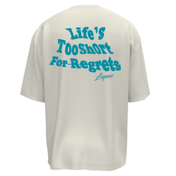 T-shirt No Regrets Crema