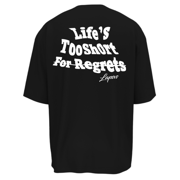T-shirt No Regrets Nera